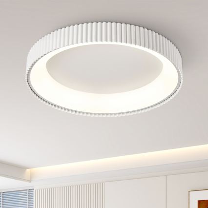 BRILAGI - Dimeriuojamas LED lubų šviestuvas FALCON MODERN LED/54W/230V 3000-6000K skers. 60 cm balta + nuotolinis pultelis