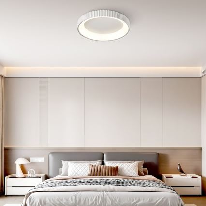 BRILAGI - Dimeriuojamas LED lubų šviestuvas FALCON MODERN LED/54W/230V 3000-6000K skers. 60 cm balta + nuotolinis pultelis