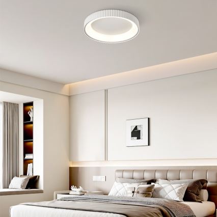 BRILAGI - Dimeriuojamas LED lubų šviestuvas FALCON MODERN LED/54W/230V 3000-6000K skers. 60 cm balta + nuotolinis pultelis