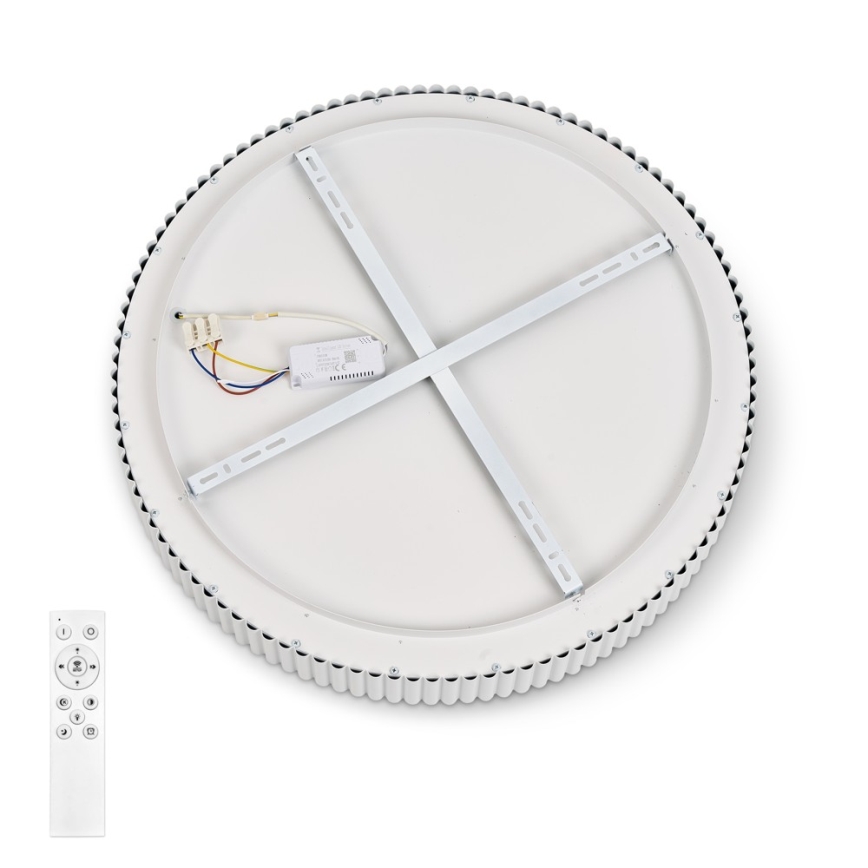 BRILAGI - Dimeriuojamas LED lubų šviestuvas FALCON MODERN LED/54W/230V 3000-6000K skers. 60 cm balta + nuotolinis pultelis
