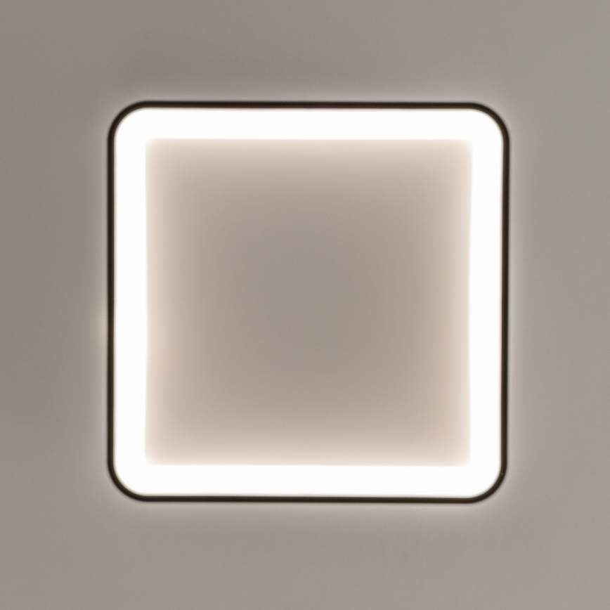 Brilagi - dimeriuojamas LED lubinis šviestuvas FALCON SLIM LED/50W/230V 3000-6500K 50x50 cm juodas + nuotolinio valdymo pultas