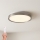 Brilagi - reguliuojamas LED lubinis šviestuvas FANCIA LED/48W/230V 3000-6500K skersmuo 39 cm sidabrinis + nuotolinis valdymas