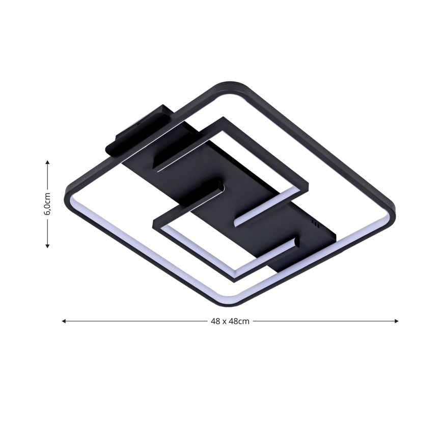 Brilagi - Dimeriuojamas LED lubinis šviestuvas FLARE LED/34W/230V 48x48 cm 3000-6000K + nuotolinis valdymas