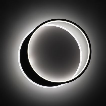 Brilagi - Dimeriu reguliuojamas LED lubų šviestuvas FLARE LED/48W/230V 3000-6000K 39,5x45 cm balta/juoda + nuotolinis valdymas
