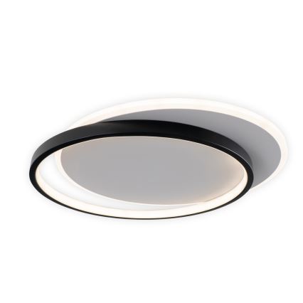 Brilagi - Dimeriu reguliuojamas LED lubų šviestuvas FLARE LED/48W/230V 3000-6000K 39,5x45 cm balta/juoda + nuotolinis valdymas
