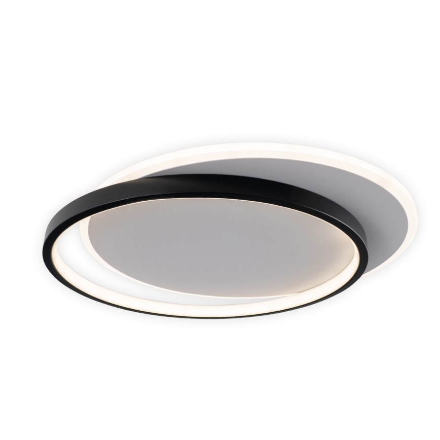 Brilagi - Dimeriu reguliuojamas LED lubų šviestuvas FLARE LED/48W/230V 3000-6000K 39,5x45 cm balta/juoda + nuotolinis valdymas