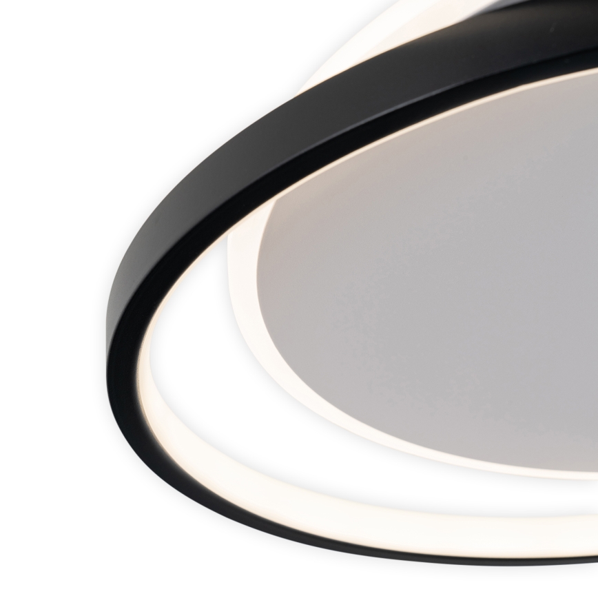 Brilagi - Dimeriu reguliuojamas LED lubų šviestuvas FLARE LED/48W/230V 3000-6000K 39,5x45 cm balta/juoda + nuotolinis valdymas