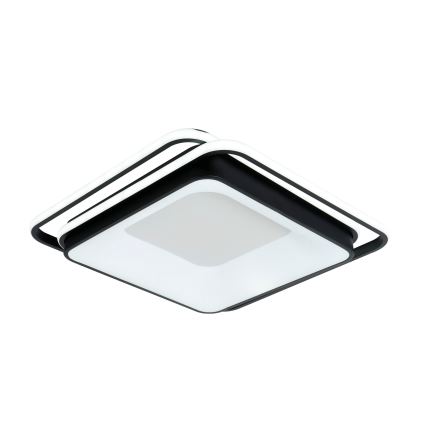 Brilagi - reguliuojamas LED lubų šviestuvas IRIS LED/102W/230V 3000-6000K 50x50 cm juodas + nuotolinio valdymo pultas