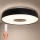 Brilagi - reguliuojamas LED lubinis šviestuvas JAMIS LED/48W/230V 3000-6500K skersmuo 39 cm juodas + nuotolinis valdymas
