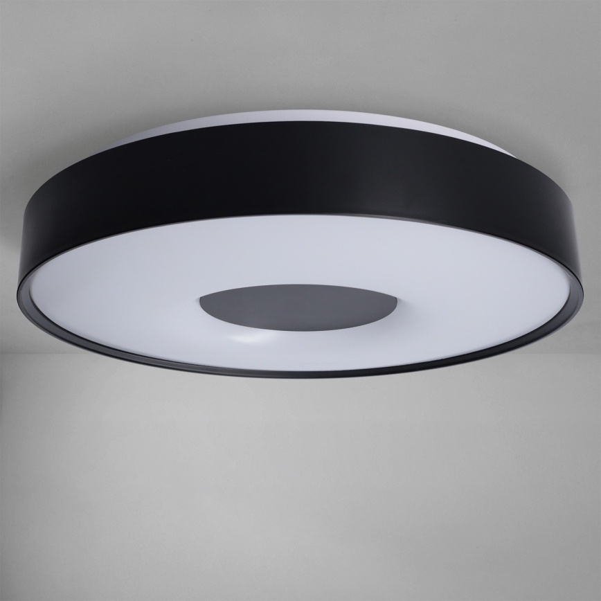 Brilagi - reguliuojamas LED lubinis šviestuvas JAMIS LED/48W/230V 3000-6500K skersmuo 39 cm juodas + nuotolinis valdymas