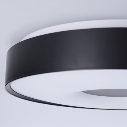 Brilagi - reguliuojamas LED lubinis šviestuvas JAMIS LED/48W/230V 3000-6500K skersmuo 39 cm juodas + nuotolinis valdymas
