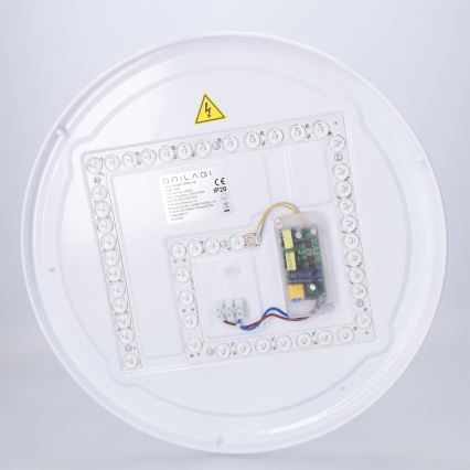 Brilagi - reguliuojamas LED lubinis šviestuvas JAMIS LED/48W/230V 3000-6500K skersmuo 39 cm juodas + nuotolinis valdymas