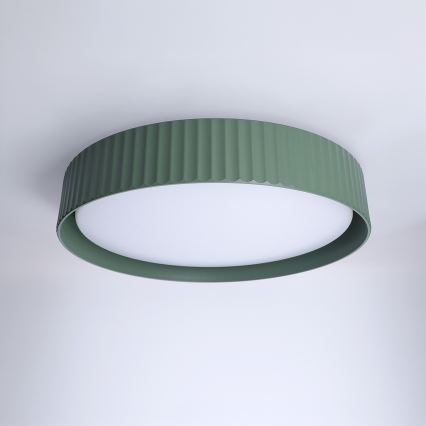 Brilagi - LED dimeriuojamas lubinis šviestuvas LUCIA LED/48W/230V 3000-6500K skersmuo 41 cm žalia + su nuotoliniu pultu
