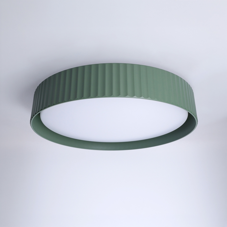 Brilagi - LED dimeriuojamas lubinis šviestuvas LUCIA LED/48W/230V 3000-6500K skersmuo 41 cm žalia + su nuotoliniu pultu