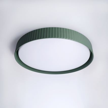 Brilagi - reguliuojamas LED lubinis šviestuvas LUCIA LED/60W/230V 3000-6500K skersmuo 59 cm žalias + nuotolinis valdymas