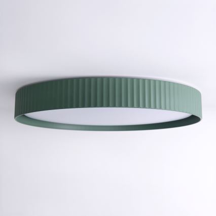 Brilagi - reguliuojamas LED lubinis šviestuvas LUCIA LED/60W/230V 3000-6500K skersmuo 59 cm žalias + nuotolinis valdymas