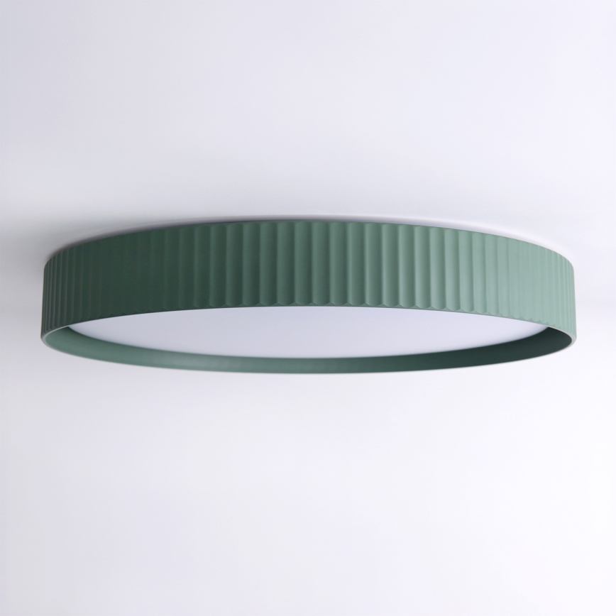 Brilagi - reguliuojamas LED lubinis šviestuvas LUCIA LED/60W/230V 3000-6500K skersmuo 59 cm žalias + nuotolinis valdymas