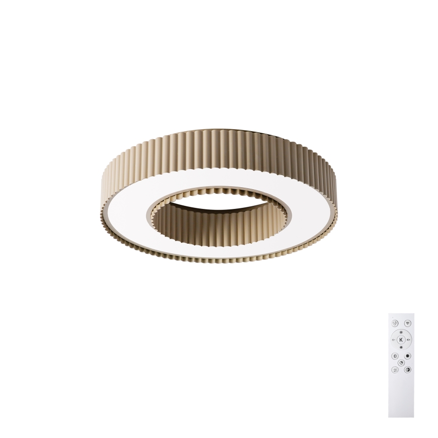 Brilagi - LED dimuojamas lubinis šviestuvas LUMIX LED/48W/230V 3000-6000K smėlio spalvos, skersmuo 50 cm + nuotolinis valdymas