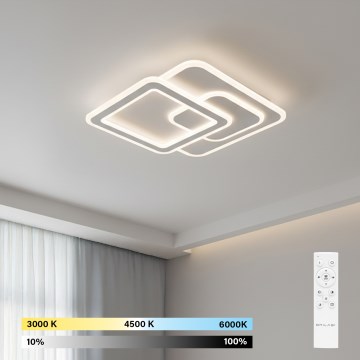 Brilagi - reguliuojamas LED lubinis šviestuvas MODERN LED/80W/230V 3000-6000K 52,5x52,5 cm + su nuotoliniu pultu