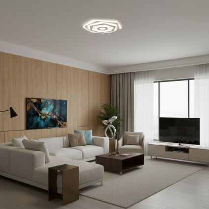 Brilagi - pritemdomas LED lubinis šviestuvas MODERN LED/85W/230V 3000-6000K skersmuo 53 cm + nuotolinis valdymas
