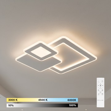 Brilagi - Reguliuojamas LED lubinis šviestuvas MODERN LED/93W/230V 3000-6000K 48,5x48,5 cm + su nuotoliniu pulteliu