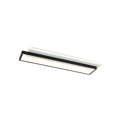 Brilagi - LED reguliuojamas lubinis šviestuvas OUTLINE LED/66W/230V 3000-6000K 15x60 cm balta/juoda + su nuotoliniu pulteliu