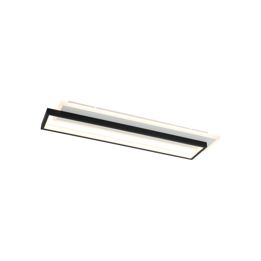 Brilagi - LED reguliuojamas lubinis šviestuvas OUTLINE LED/66W/230V 3000-6000K 15x60 cm balta/juoda + su nuotoliniu pulteliu