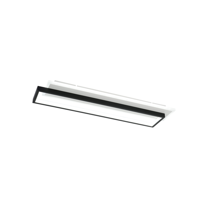Brilagi - LED reguliuojamas lubinis šviestuvas OUTLINE LED/66W/230V 3000-6000K 15x60 cm balta/juoda + su nuotoliniu pulteliu