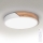 Brilagi - reguliuojamas LED lubinis šviestuvas PILANA LED/48W/230V ąžuolo/baltos spalvos, skersmuo 40 cm + nuotolinis valdymas