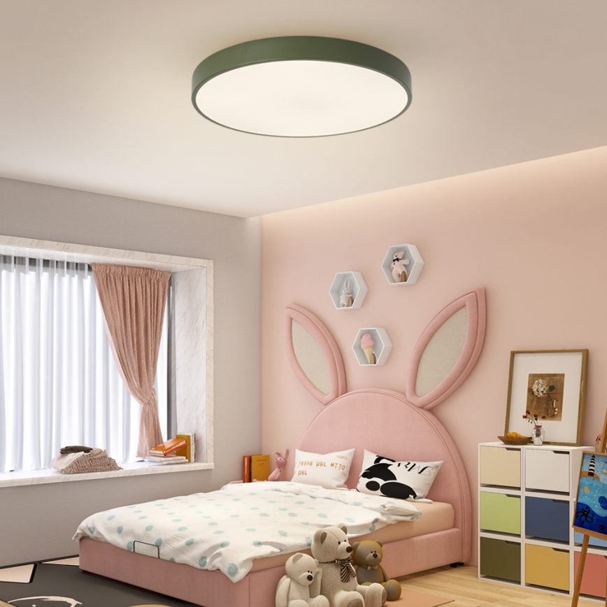 Brilagi - LED Dimeriuojamas lubinis šviestuvas POOL LED/60W/230V 3000-6000K skersmuo 60 cm žalias + su nuotoliniu valdymu