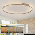 Brilagi - reguliuojamas LED lubinis šviestuvas PORTOFINO LED/85W/230V 3000-6000K skersmuo 120 cm smėlio spalvos + nuotolinio valdymo pultas