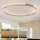 Brilagi - reguliuojamas LED lubinis šviestuvas PORTOFINO LED/85W/230V 3000-6000K skersmuo 120 cm smėlio spalvos + nuotolinio valdymo pultas
