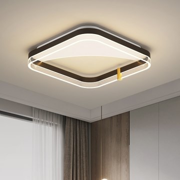 Brilagi - reguliuojamas LED lubinis šviestuvas SIRELI LED/56W/230V 3000-6000K 40x40 cm + nuotolinis valdymas