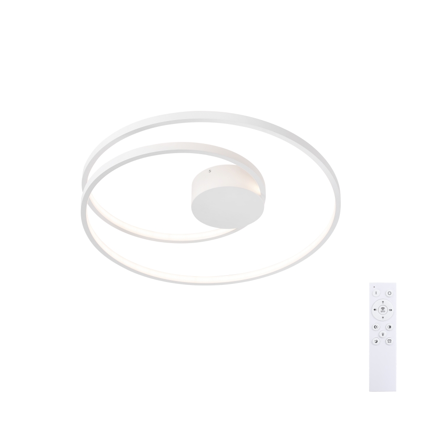 Brilagi - Dimeriuojamas LED lubų šviestuvas TWISTER LED/48W/230V 3000-6000K skersmuo 50 cm baltas + nuotolinis pultas