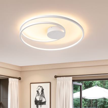 Brilagi - dimeriuojamas LED lubų šviestuvas TWISTER LED/75 W/230 V 3000–6000 K Ø 70 cm baltas + nuotolinis valdymas