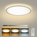 Brilagi - reguliuojamas LED lubinis šviestuvas ULTRA SLIM LED/24W/230V 2700-6500K Ø 42 cm baltas + nuotolinis valdymas