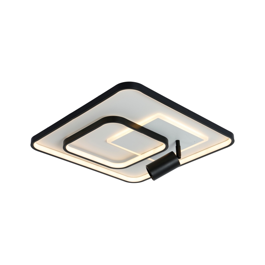 Brilagi - Reguliuojamas LED lubinis šviestuvas UNITY LED/75W/230V + 1xGU10/3W 3000-6000K 50x50 cm balta/juoda + su nuotoliniu pulteliu