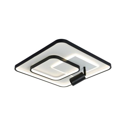 Brilagi - Reguliuojamas LED lubinis šviestuvas UNITY LED/75W/230V + 1xGU10/3W 3000-6000K 50x50 cm balta/juoda + su nuotoliniu pulteliu