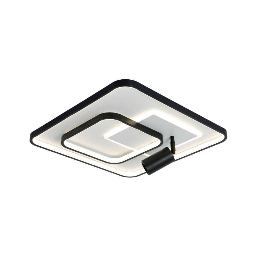 Brilagi - Reguliuojamas LED lubinis šviestuvas UNITY LED/75W/230V + 1xGU10/3W 3000-6000K 50x50 cm balta/juoda + su nuotoliniu pulteliu