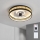 Brilagi - Reguliuojamas LED lubinis ventiliatorius LED/34W/230V 3000-6500K skers. 50 cm juodas/auksinis + nuotolinis pultas