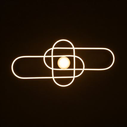 BRILAGI - pritemdomas LED lubų šviestuvas APOLLO LED/58W/230V 3000-6500K 43,2x101,2 cm juodas + nuotolinis valdymas