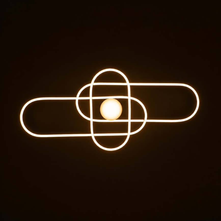 BRILAGI - pritemdomas LED lubų šviestuvas APOLLO LED/58W/230V 3000-6500K 43,2x101,2 cm juodas + nuotolinis valdymas