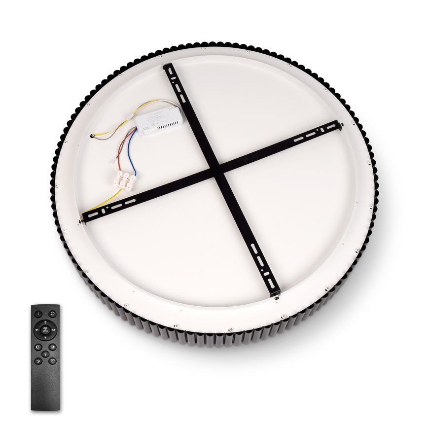 Brilagi - Reguliuojamas LED lubinis šviestuvas FALCON MODERN LED/54W/230V 3000-6500K skersm. 60 cm juoda + su nuotoliniu pulteliu