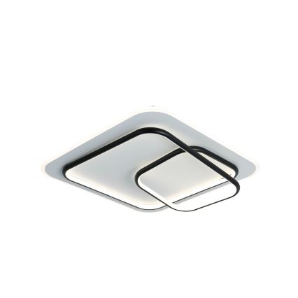 Brilagi - LED Reguliuojamas lubinis šviestuvas IRIS LED/81W/230V 3000-6000K 50x50 cm balta/juoda + nuotolinis valdymas