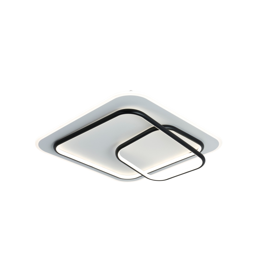 Brilagi - LED Reguliuojamas lubinis šviestuvas IRIS LED/81W/230V 3000-6000K 50x50 cm balta/juoda + nuotolinis valdymas