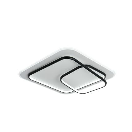 Brilagi - LED Reguliuojamas lubinis šviestuvas IRIS LED/81W/230V 3000-6000K 50x50 cm balta/juoda + nuotolinis valdymas