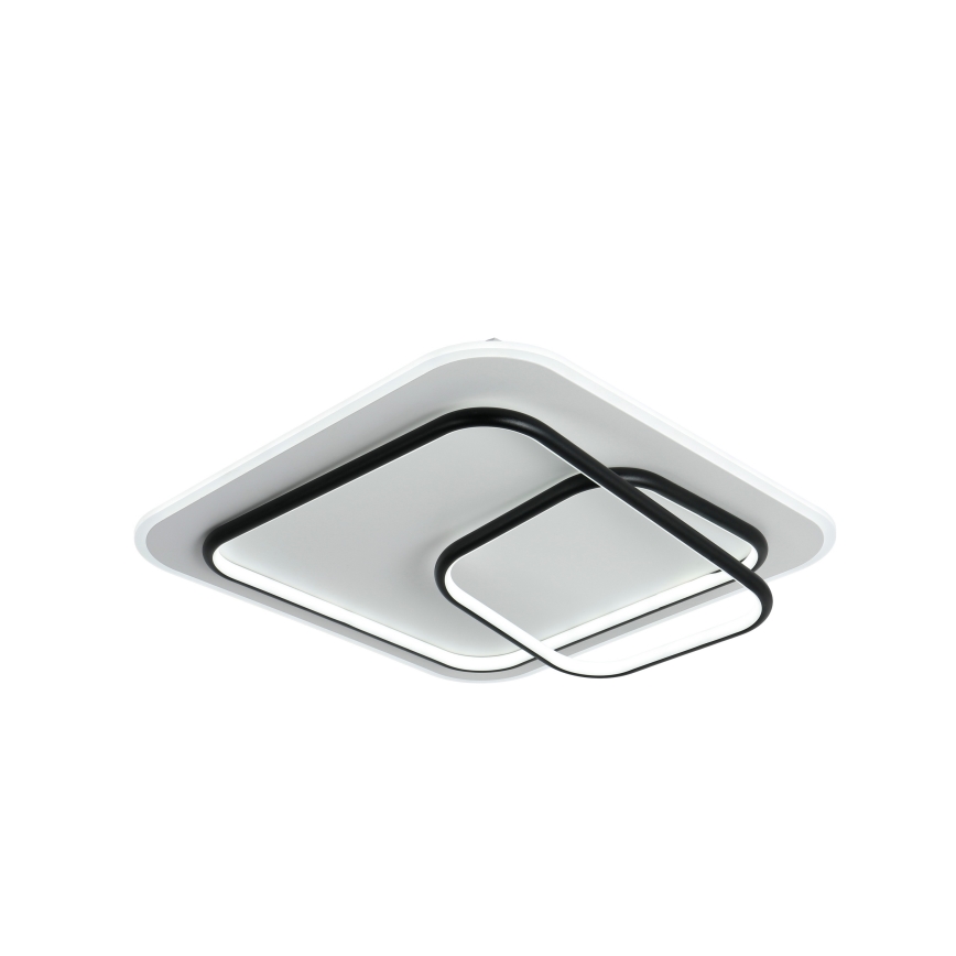 Brilagi - LED Reguliuojamas lubinis šviestuvas IRIS LED/81W/230V 3000-6000K 50x50 cm balta/juoda + nuotolinis valdymas