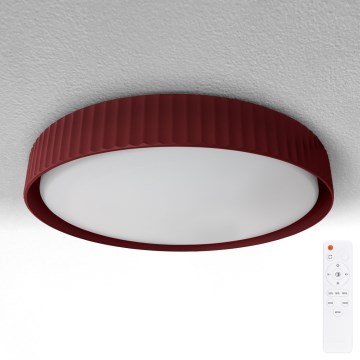 Brilagi - reguliuojamas LED lubų šviestuvas LUCIA LED/48W/230V 3000-6500K skersmuo 41 cm raudonas + nuotolinis valdymas