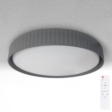 Brilagi - reguliuojamas LED lubų šviestuvas LUCIA LED/60W/230V 3000–6500K skersmuo 59 cm pilkas + su nuotolinio valdymo pultu