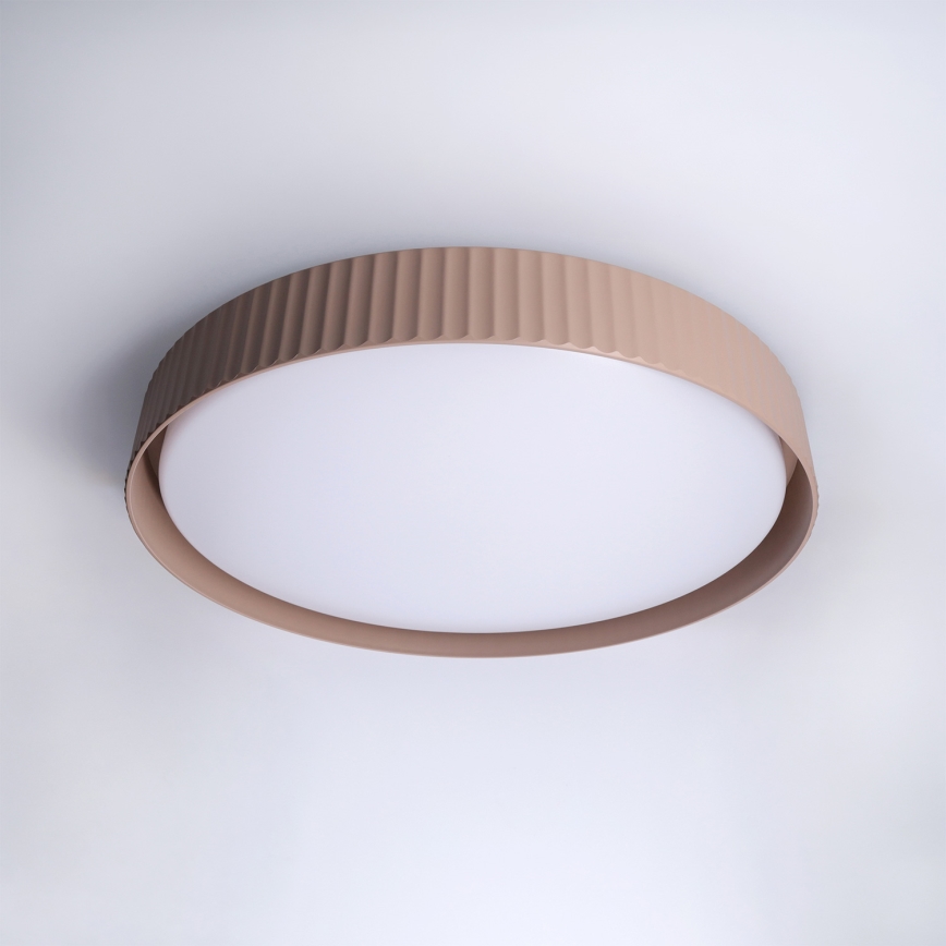 Brilagi - reguliuojamo ryškumo LED lubinis šviestuvas LUCIA LED/60W/230V 3000-6500K skersm. 59 cm rudas + nuotolinis valdymas